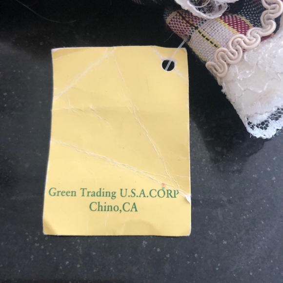 Fancy Friends Porcelain Body, doll w/Plaid Dress - Picture 8 of 8